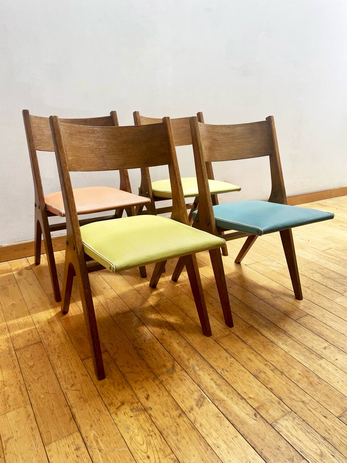 Set of 4 chairs by René-Jean Caillette