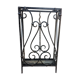 Art-deco forged iron umbrella holder