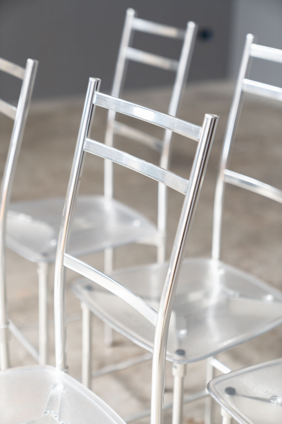 Dining Chairs by Opera Design for Ycami Italia, 1980s, Set of 6