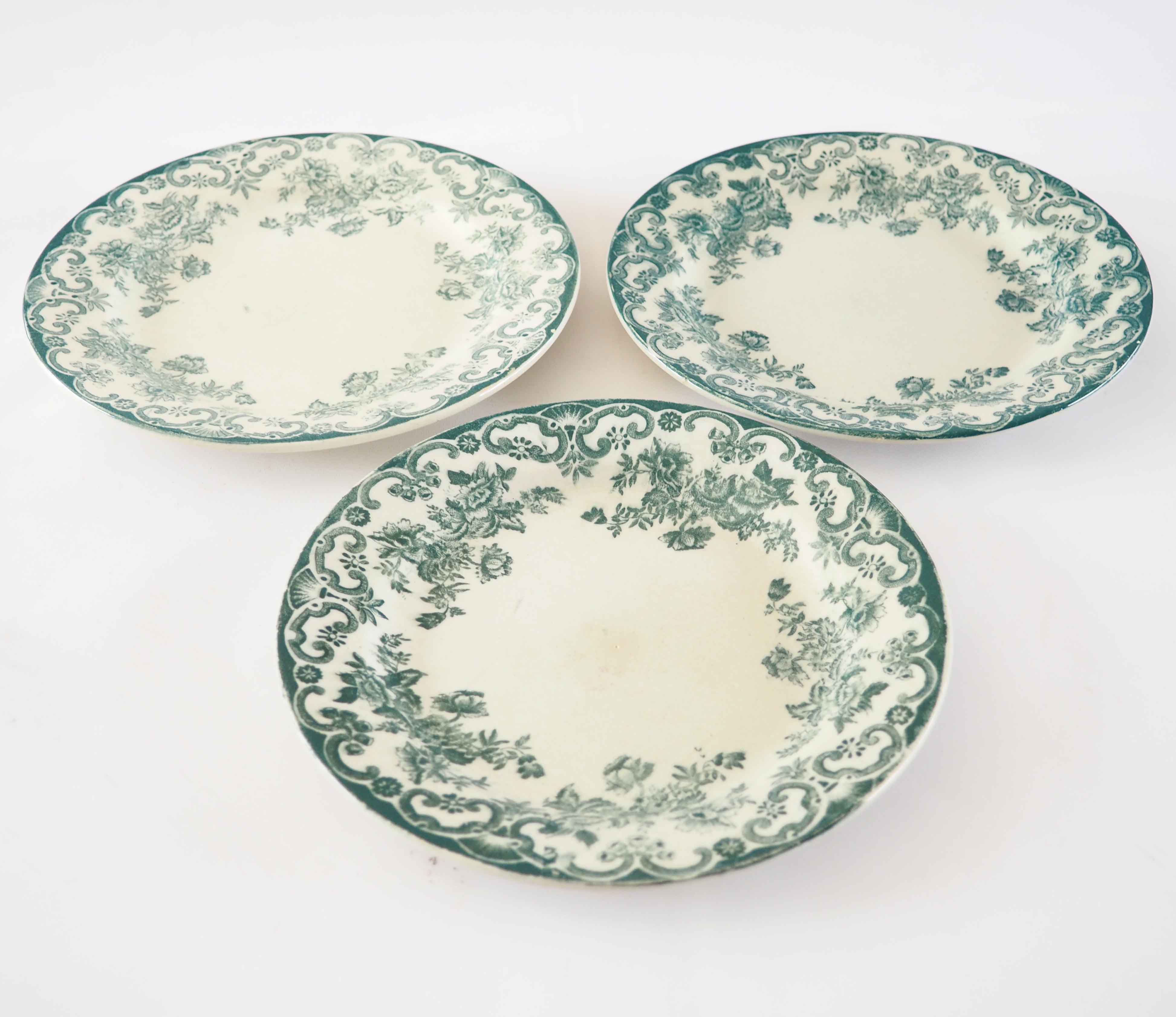 3 green Iron Earth plates