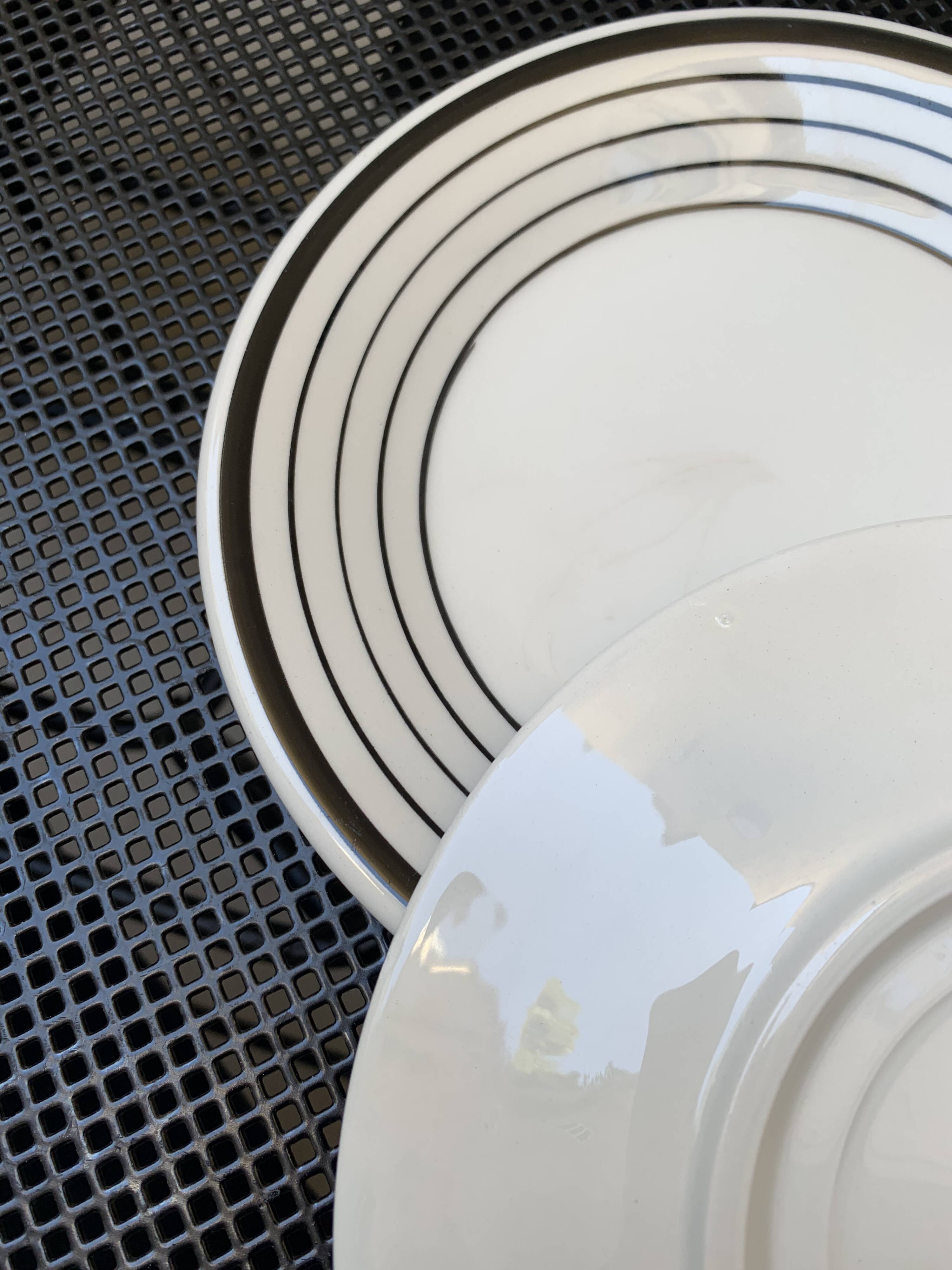 Pair of Italian dessert plates from the 70s