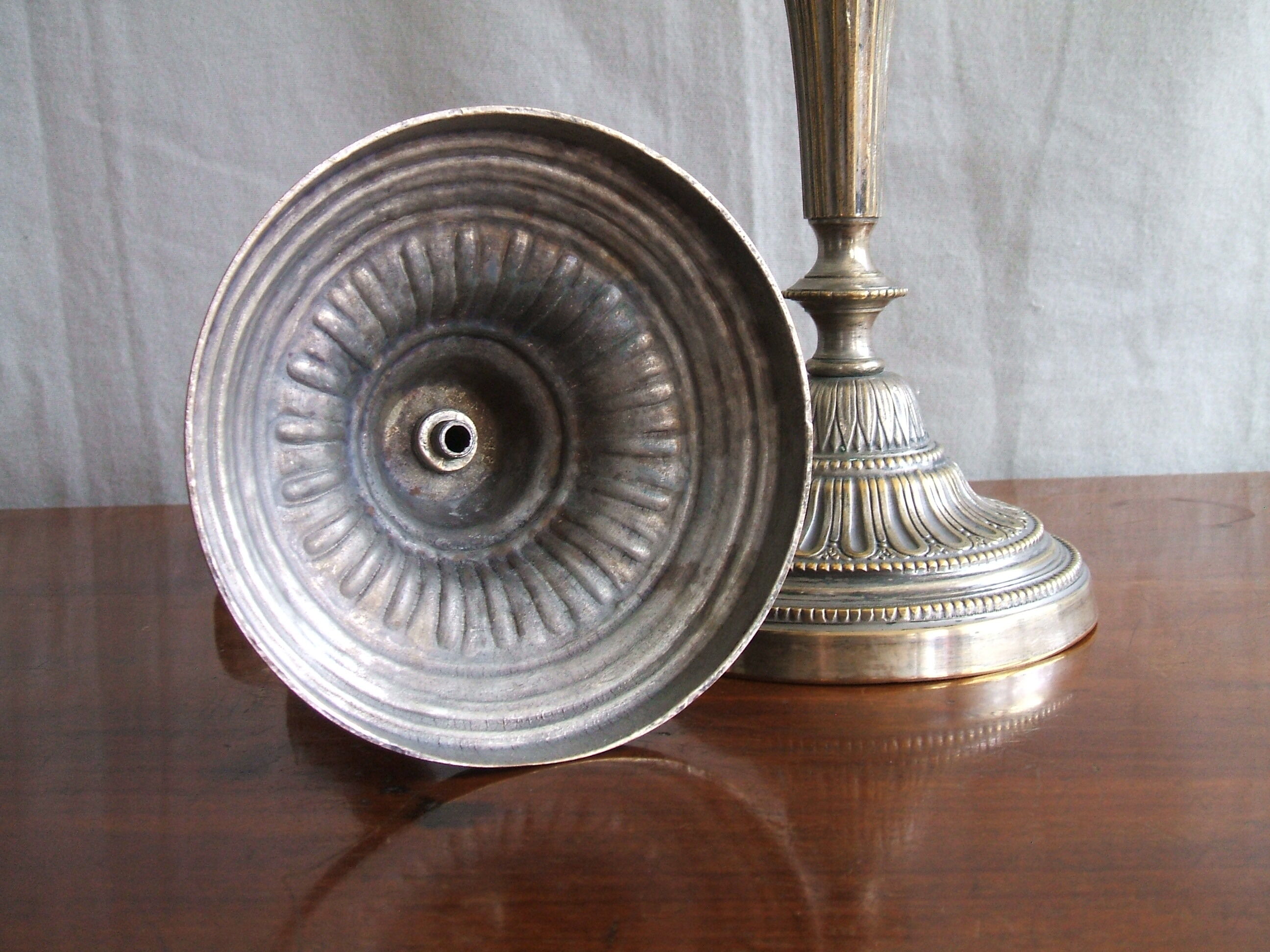 Pair of candlesticks Louis XVI