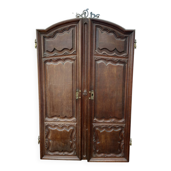 paire de porte d armoire  ancienne en chene