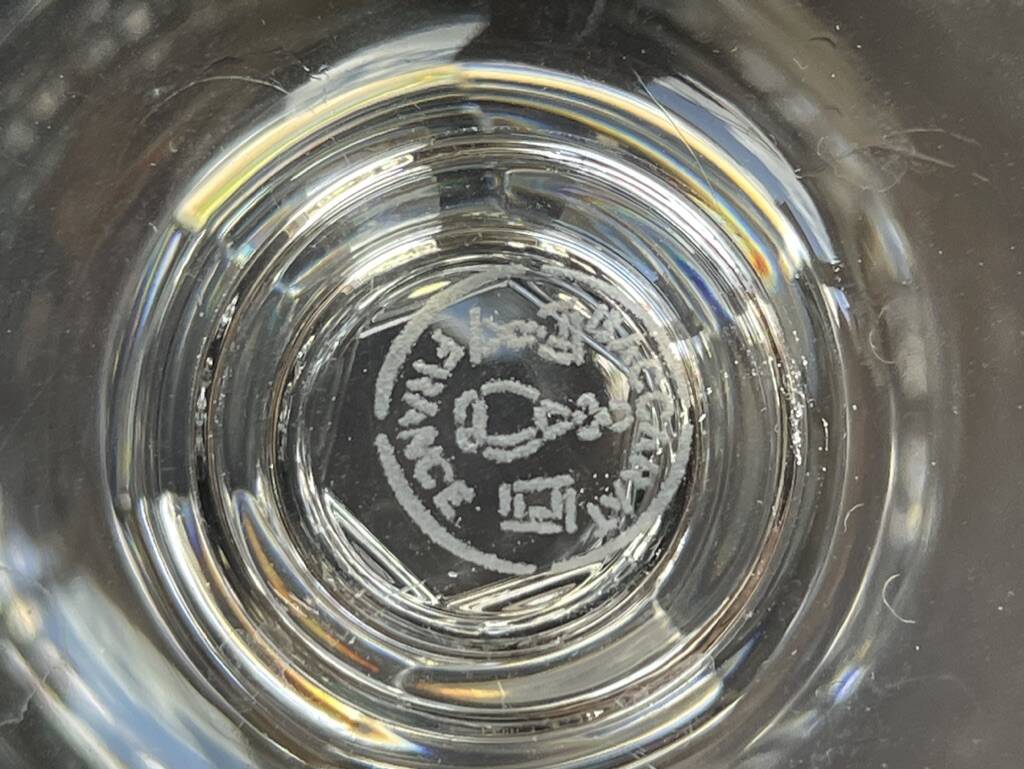 6 Baccarat Missouri red wine glasses - 20th century