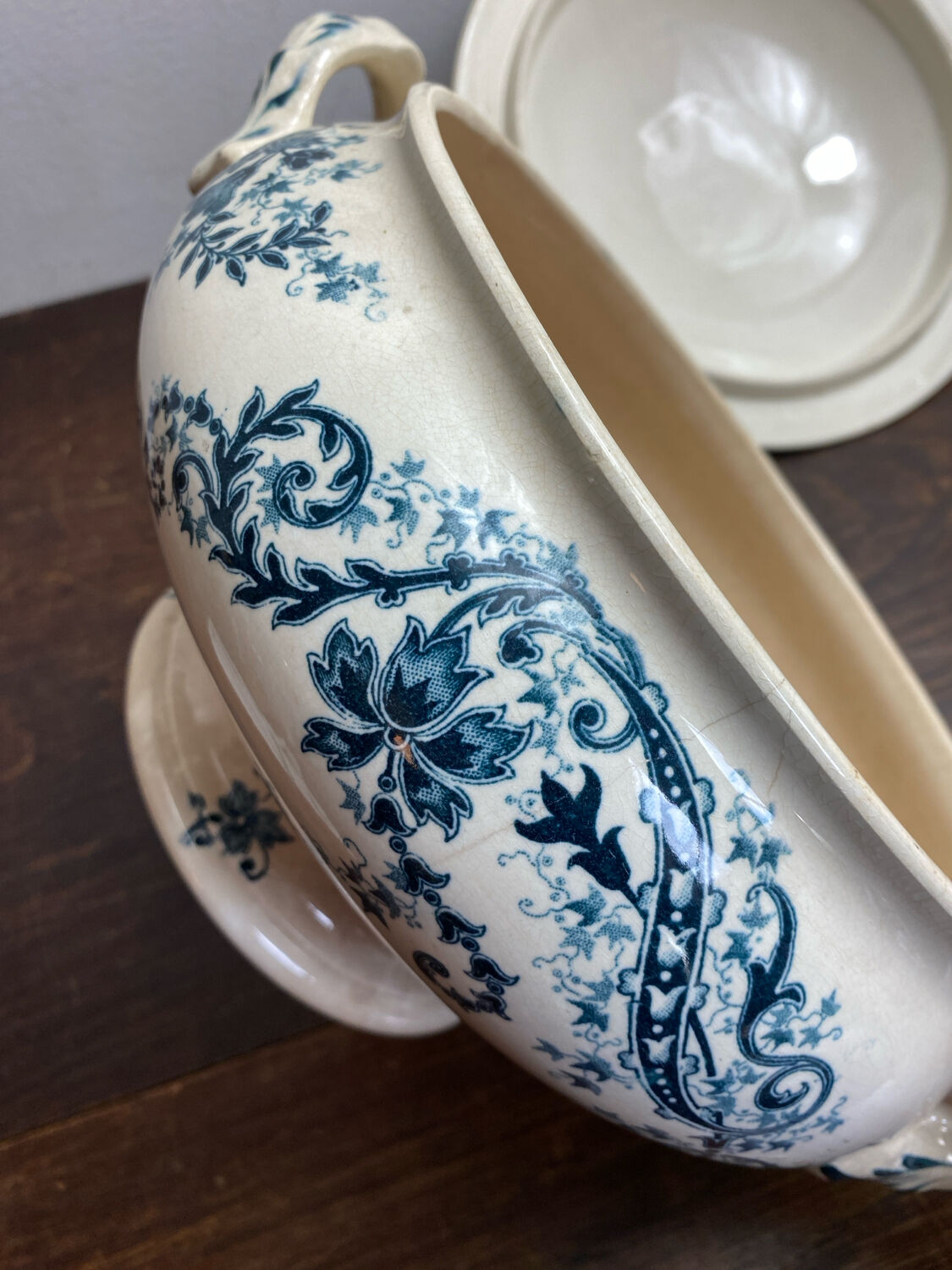 Soup tureen, ironstone, Sévigné, HB & Co.