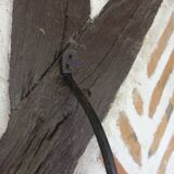 Pair of wrought iron coat hooks
