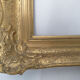 Giant Golden sculpted frame in good condition ft. 155 x 95 cm