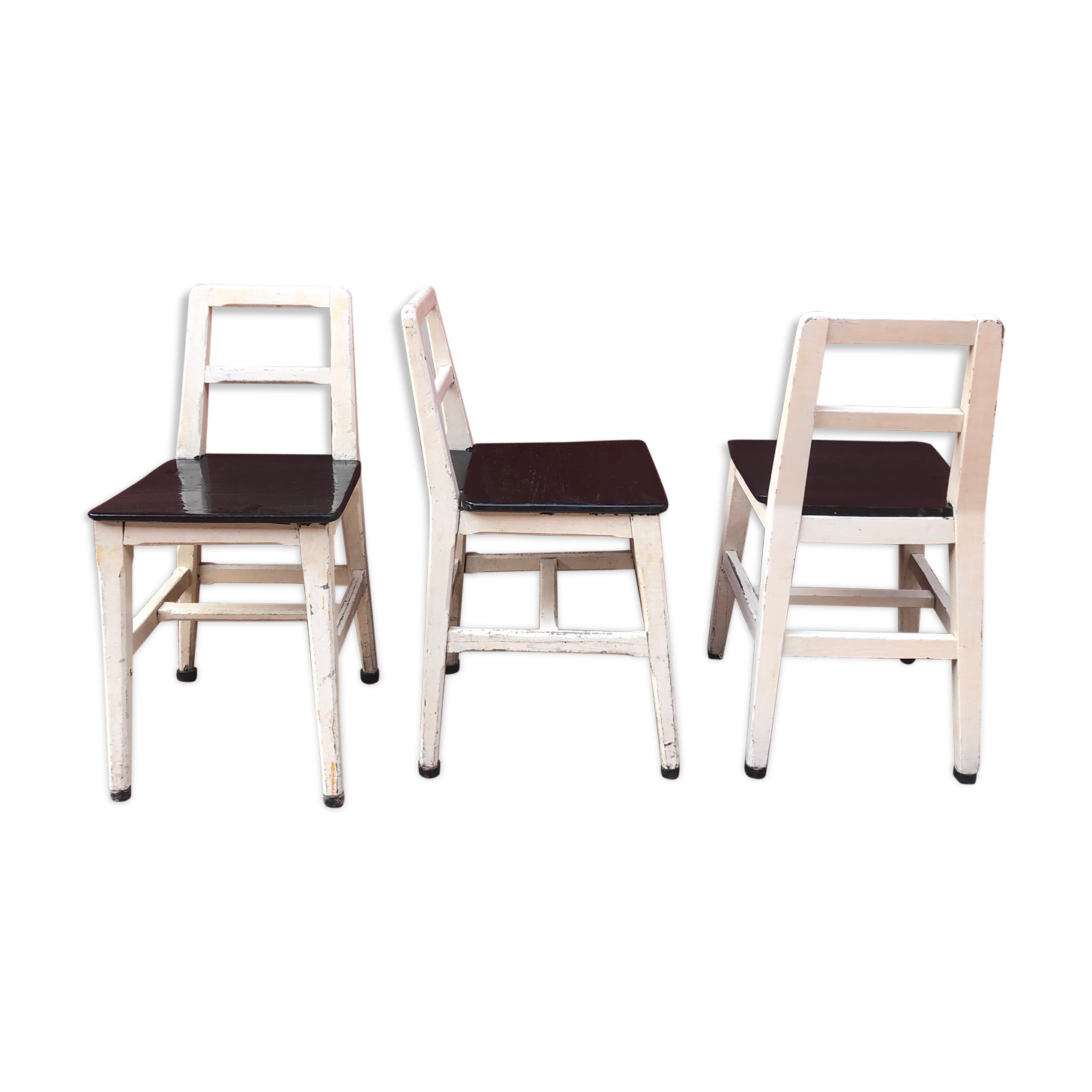 Lot of 3 vintage chairs