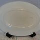 Oval service dish in faience frieze blue green model djelfa grave in hollow p3