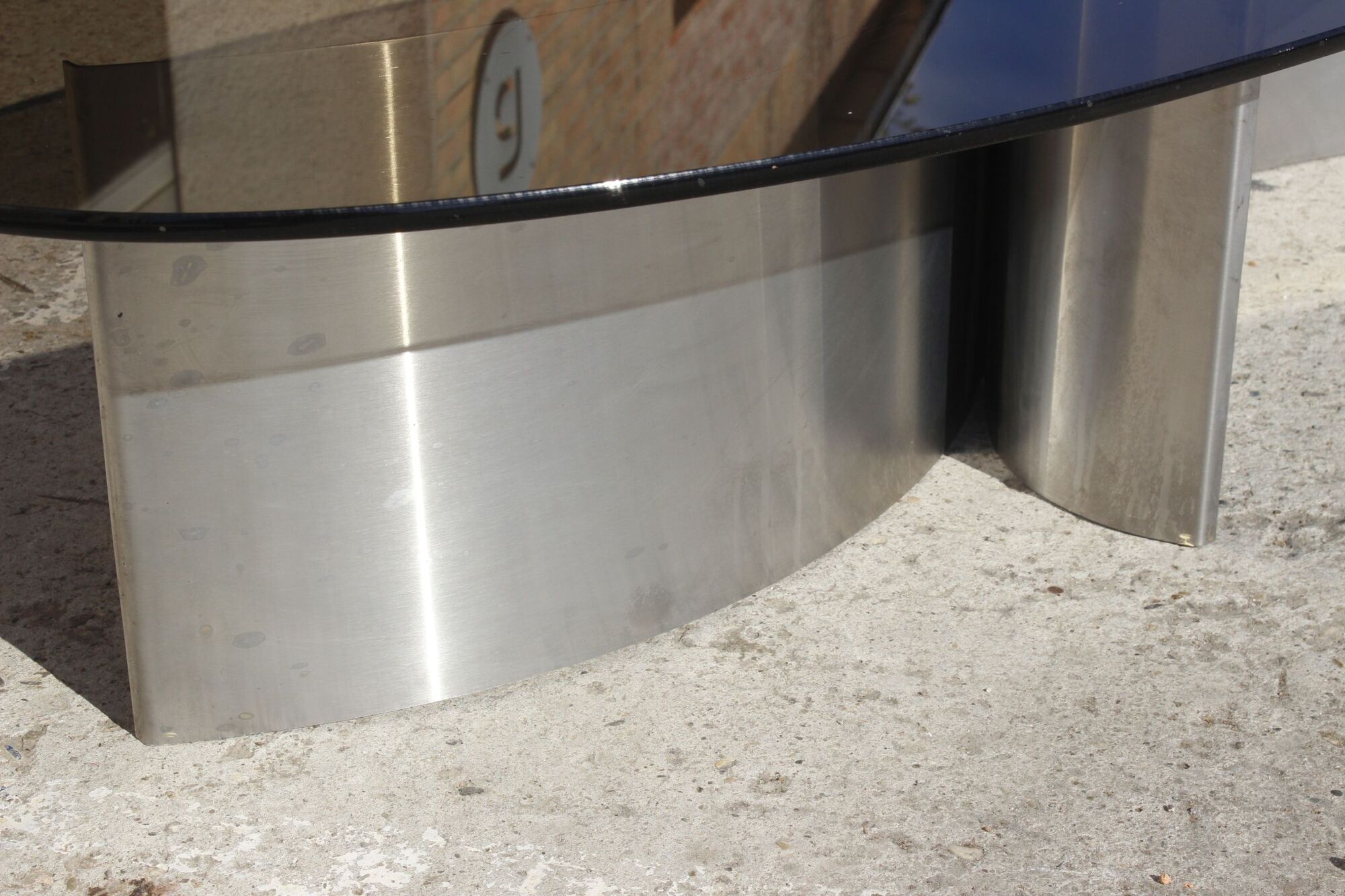 Steel coffee table , 1970s