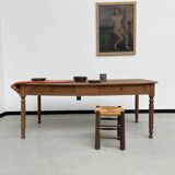 Walnut silk table 1900