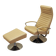 Lounge armchair and footstool set, Danish design, 1970s, manufacture: BoCon