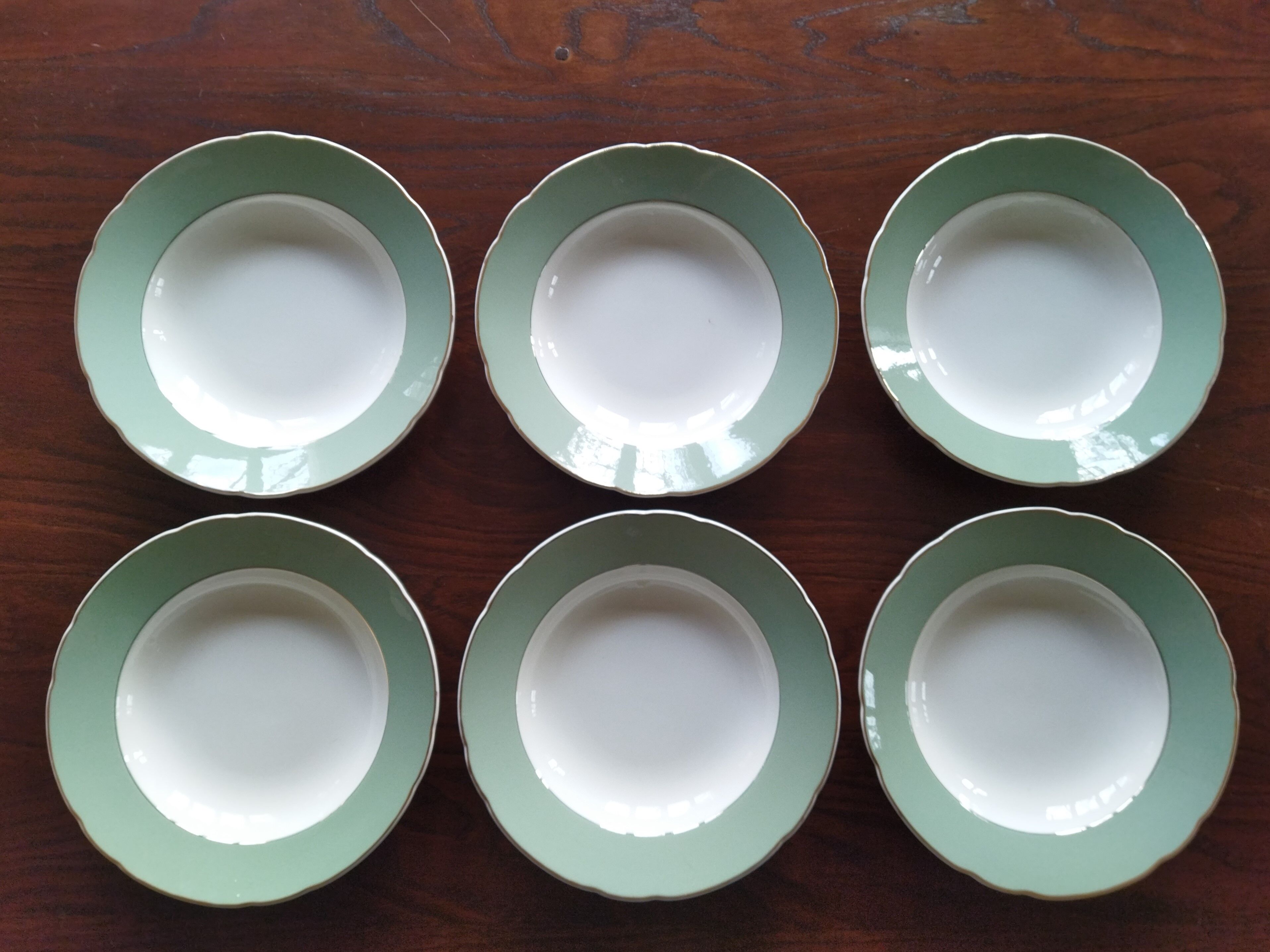 12 assiettes creuses Villeroy & Boch vintage 1960