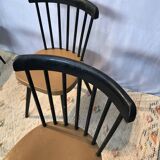Set of 4 Scandinavian design chairs