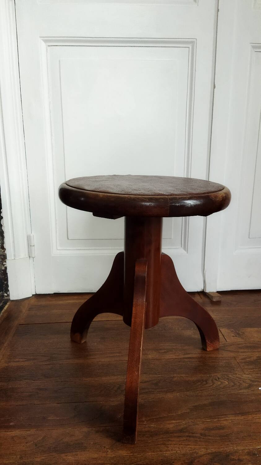 Vintage piano stool