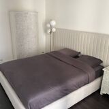 Sublime armoire indienne en bois blanc