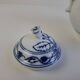 Vintage Dubí Czech Porcelain Blue Onion Cibulák Teapot, c. 1970