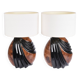 Paire de lampes dans le style Hollywood Regency