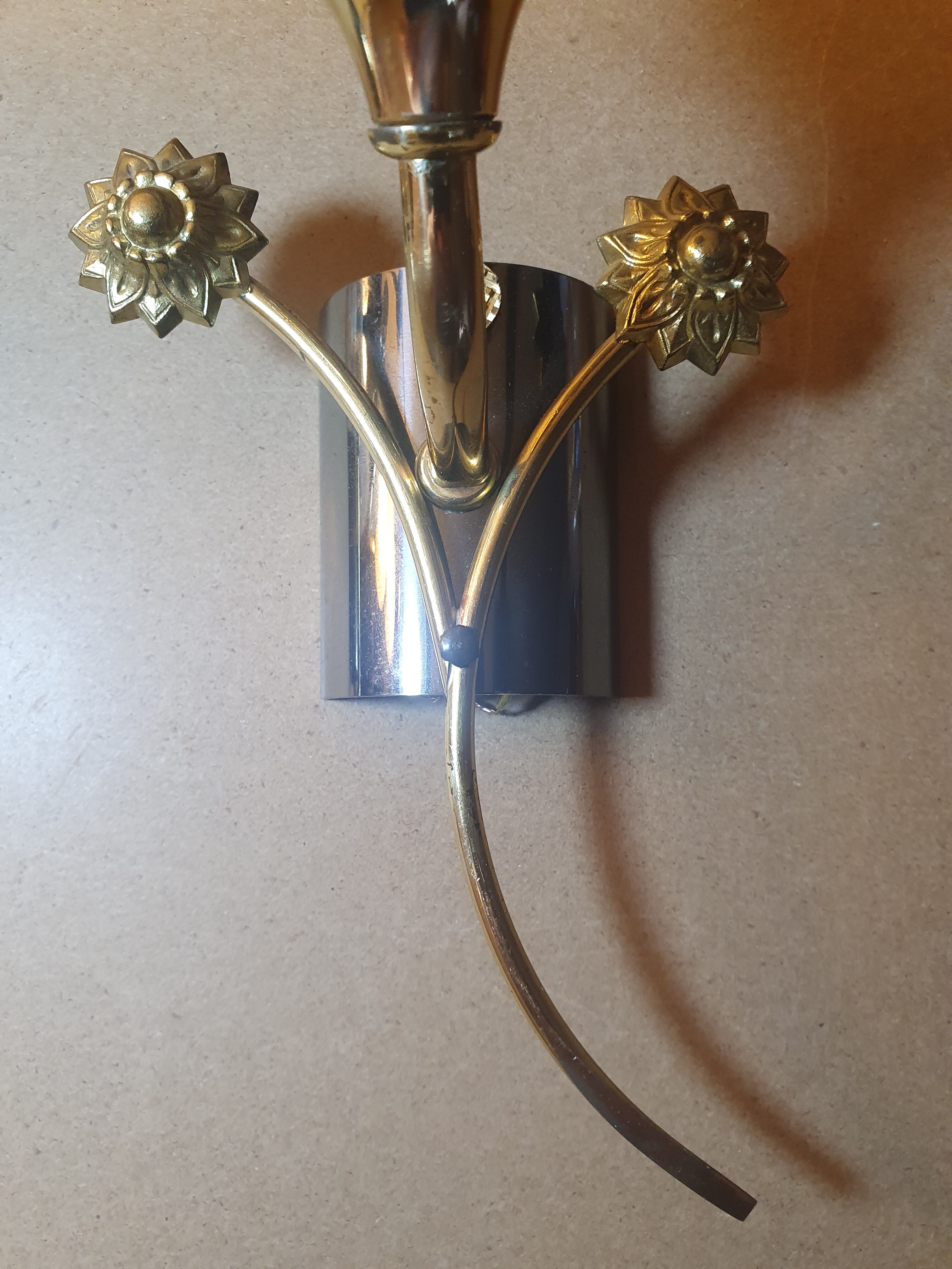 Paire d'appliques vintage Maison Arlus