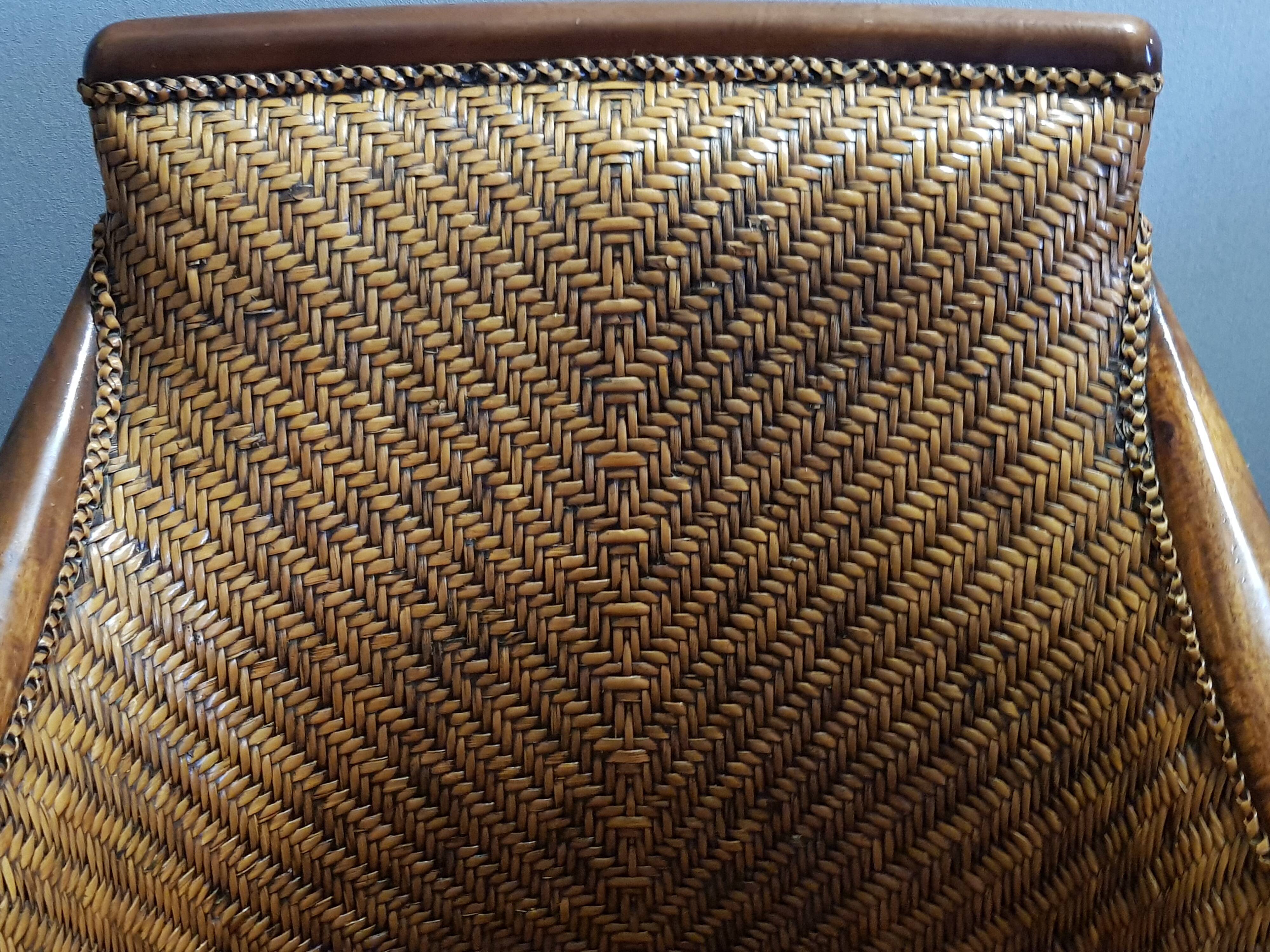 Braids colonial type armchairs