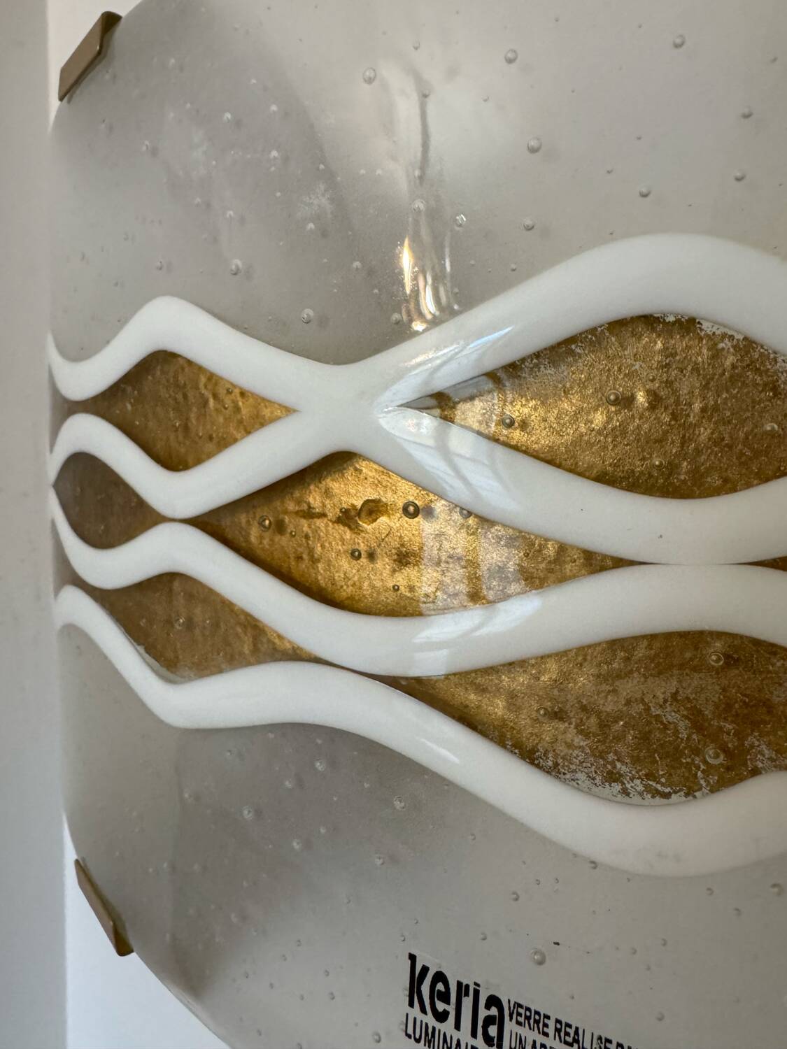 Murano glass wall lamp