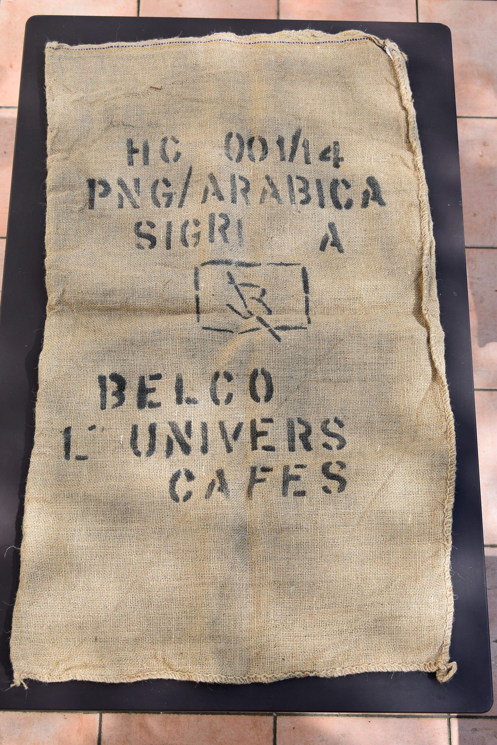 New Guinéa coffee jute bag