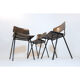 Eromes, trio of F6 chairs from the 60s.