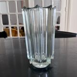 Molded glass vase from the 50s