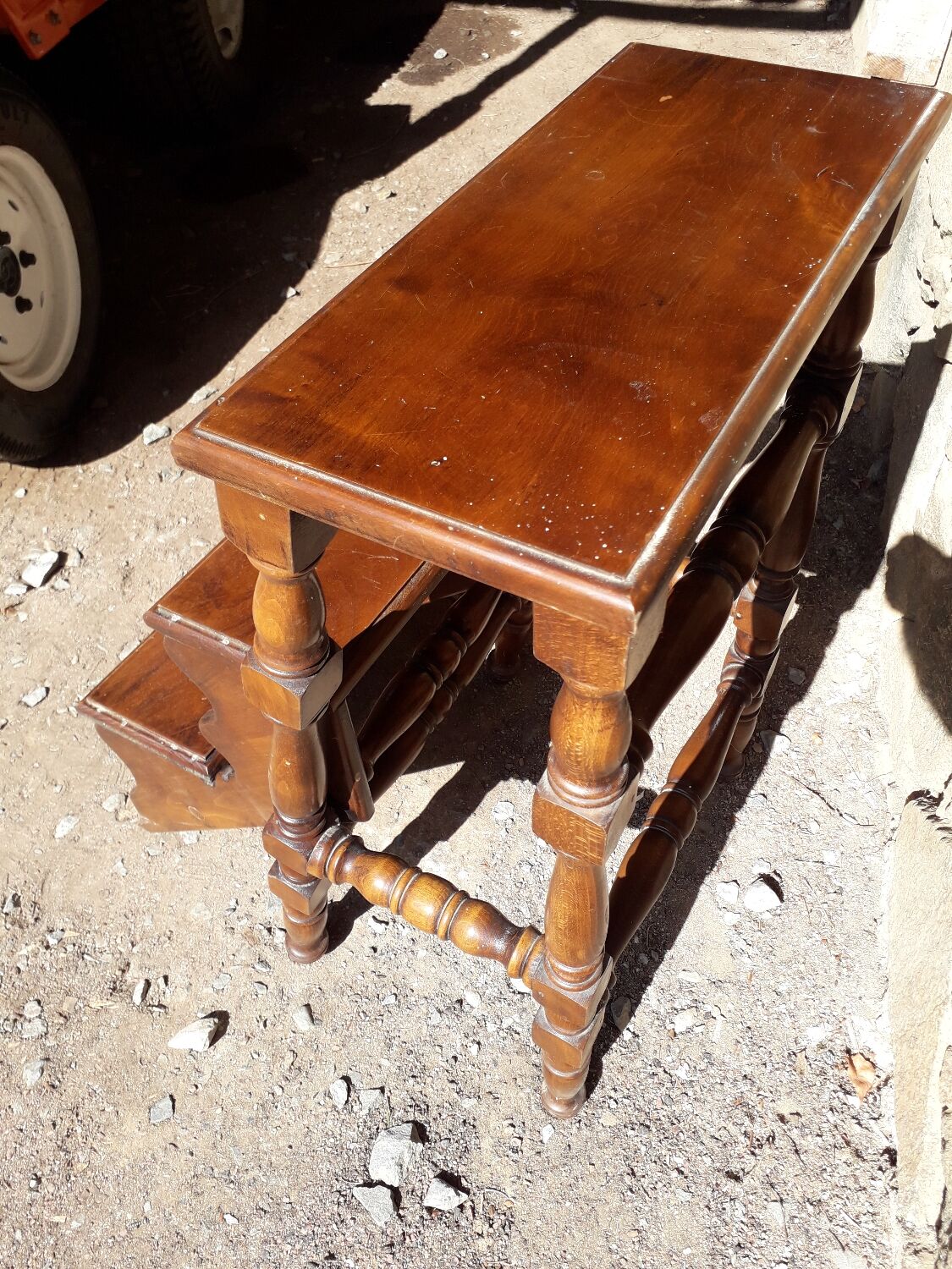 Old library stepladder