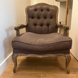 Fauteuil style bergère