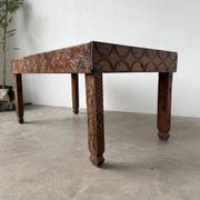 Savoyard folk art coffee table