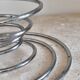 Chrome spiral fruit basket