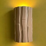 Tejo ceramic wall light (sand) - Square Coco