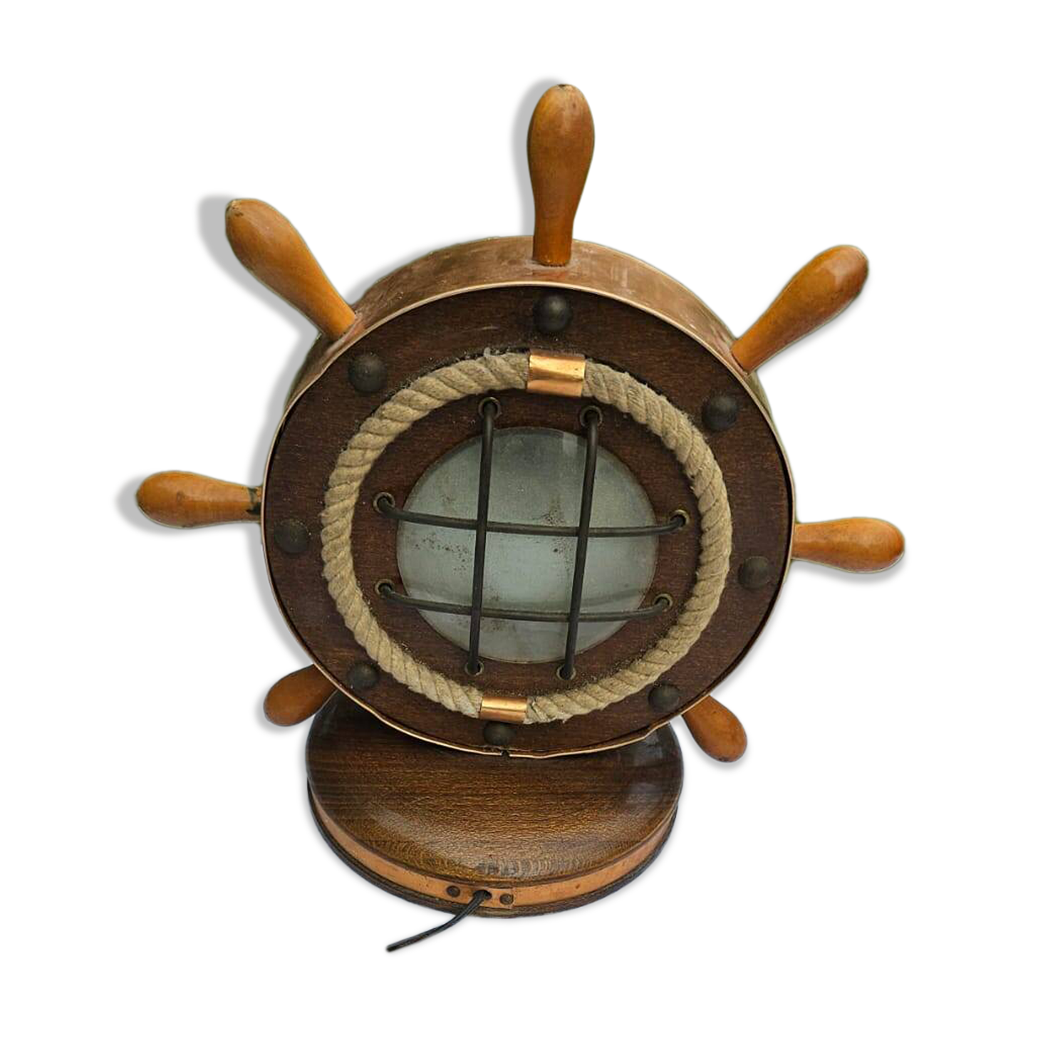 Vintage Boat Rudder Bar Lamp