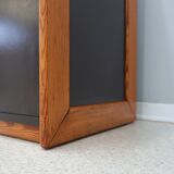 Vintage postmodern laminate and wood sideboard 1970s