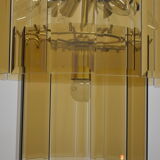 Chandelier vintage pampilles 7 lamps