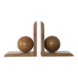 Mid-Century Modern Wooden Bookends, 1960s, Set of 2
