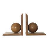 Mid-Century Modern Wooden Bookends, 1960s, Set of 2
