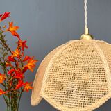 Suspension lamp vintage pink