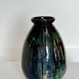Handmade vase in mixed earth