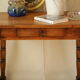 Antique walnut side table