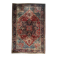 Ancient Heriz Carpet – Cobalt Blue & Indigo – 330 x 218 cm