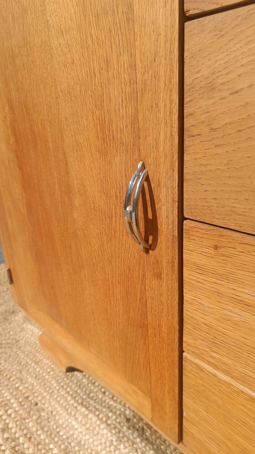 Vintage wooden buffet refurbished – 1 door and 4 drawers