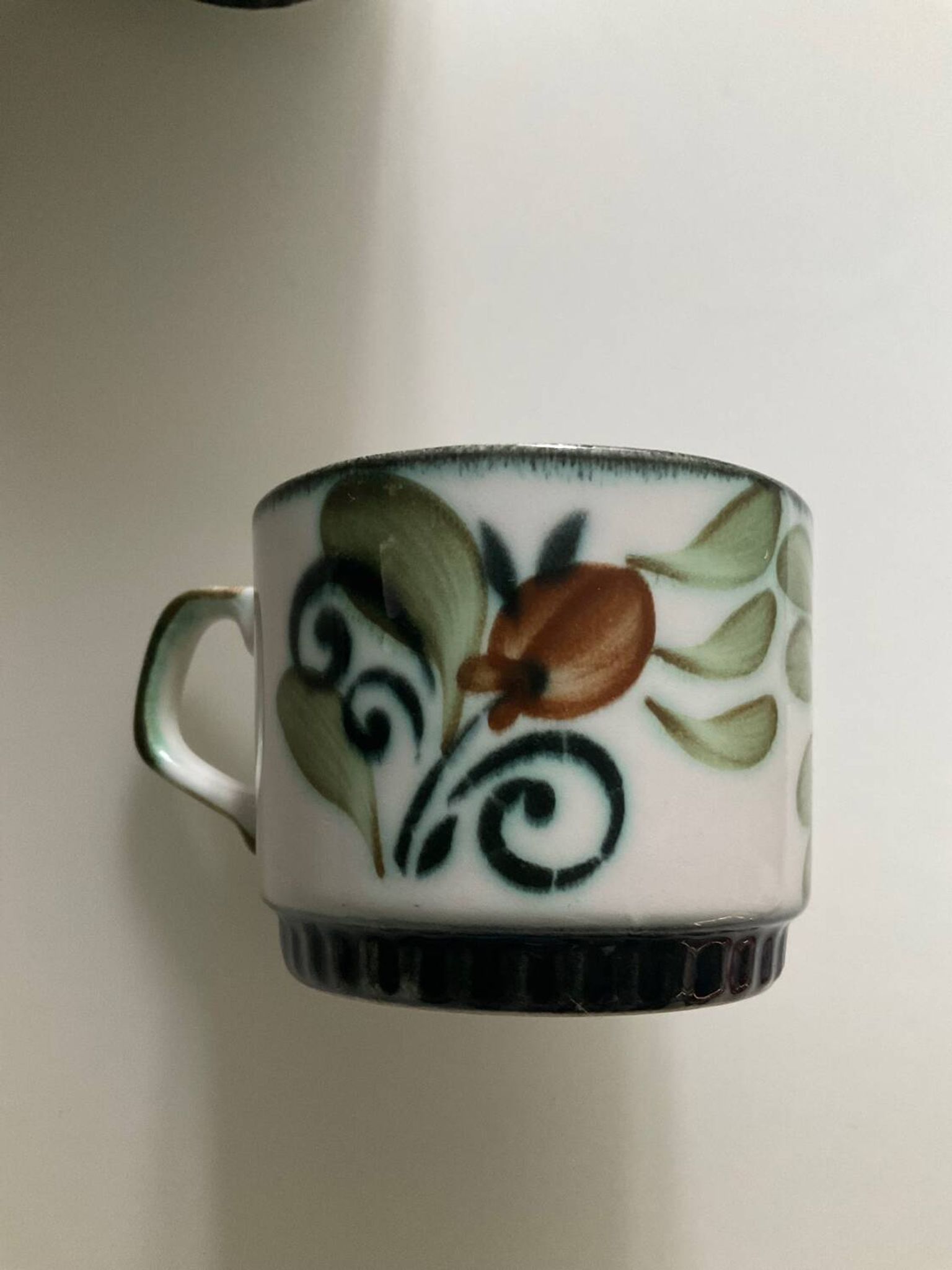 Set of 6 vintage Boch La Louvière coffee cups