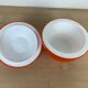 Vintage orange apple ice bucket
