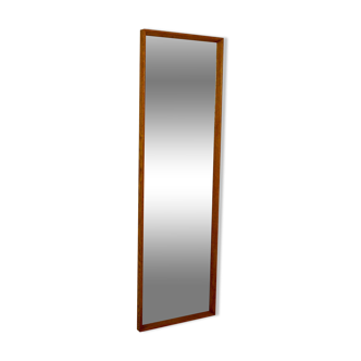 Miroir scandinave vintage en teck « Evy », années 1960