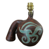 Beautiful signed ceramic lamp dating from the 50s or 60s