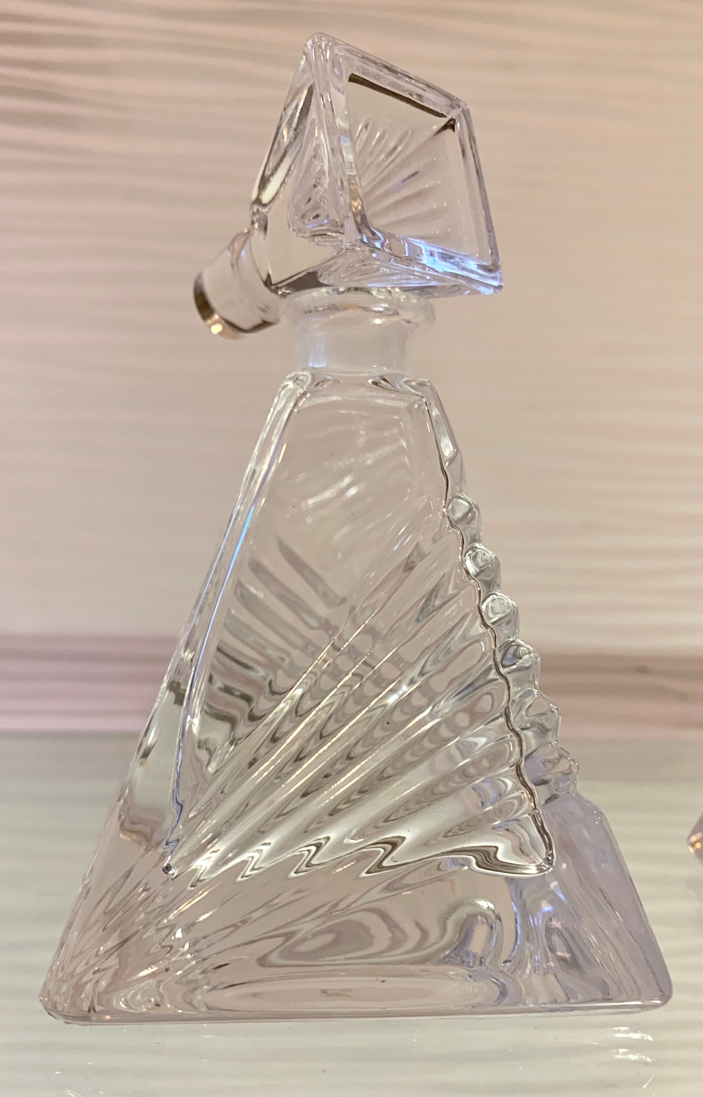 Trio RCR crystal perfume bottles