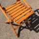 Folding wooden chair