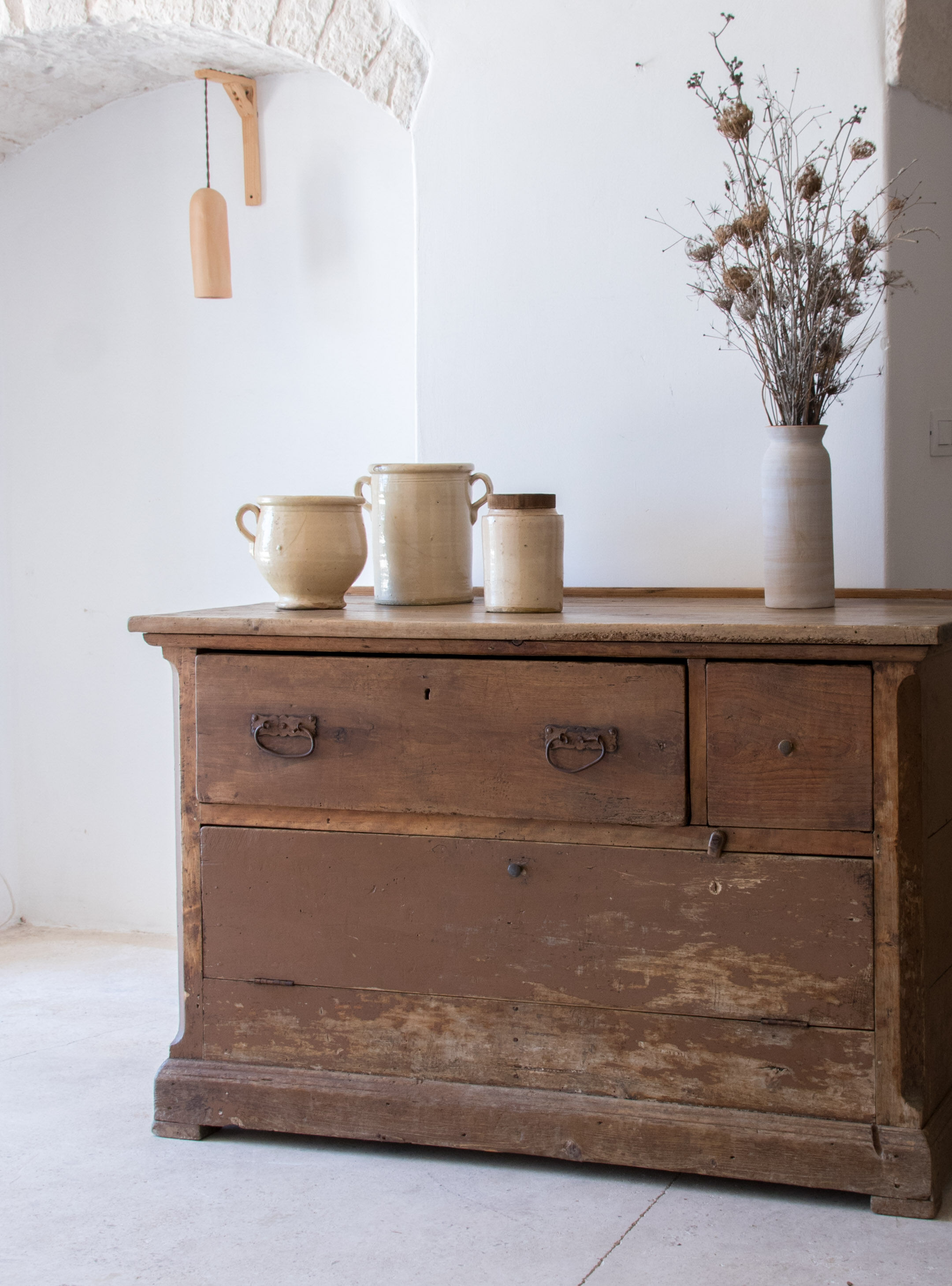 Antique italian kirchen cabinet xix century